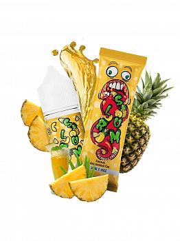 Жидкость для ЭСДН Slurm SALT "Pineapple Fresh / Кислый Ананасовый Сок" 10мл 15мг.