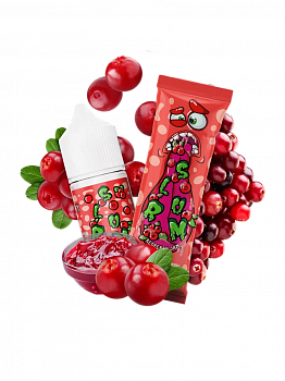 Жидкость для ЭСДН Slurm SALT "Redberry Jam / Кислый Джем из Брусники и Клюквы" 10мл 15мг.