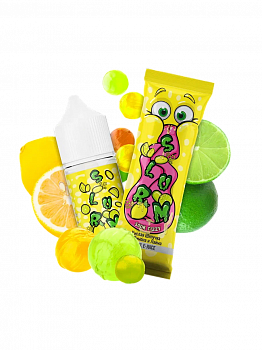 Жидкость для ЭСДН Slurm SALT "Sour Fizzy / Кислая Шипучка из Лимона и Лайма" 10мл 15мг.